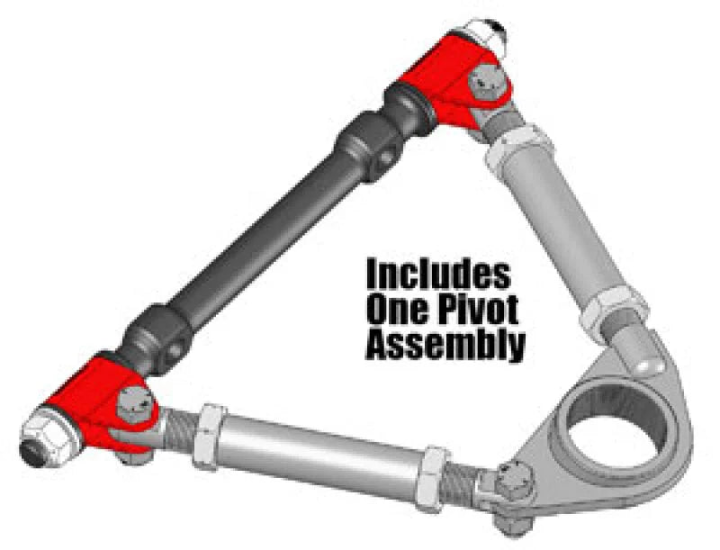 SPC Performance Offset Pivot Assembly w/ Bushing - Side View