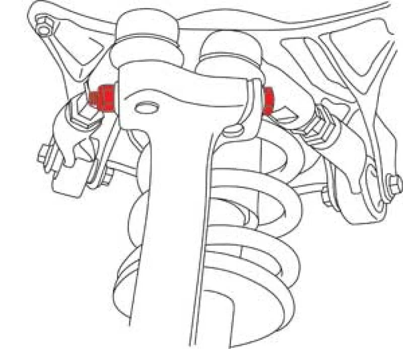 SPC Performance Pinch Bolt Kit Audi - Side View