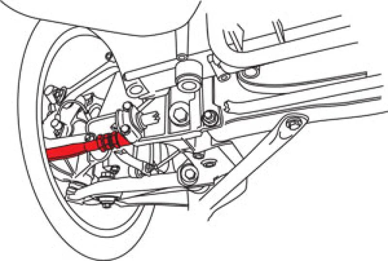 SPC Performance Porsche Rear Toe Link - Side View