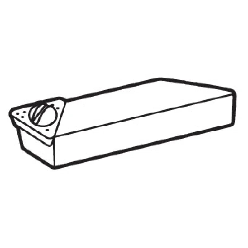 SPC Performance Positive Left Hand Tool Holder for RELS Brake Lathe - Side View