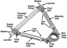Load image into Gallery viewer, SPC Performance Pro Series Front Adjustable Upper Control Arm (Chrysler Thread-In 10deg) (Race Only) - Side View