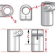 Load image into Gallery viewer, SPC Performance R RND RECVR 1 1/4-12 - Side View