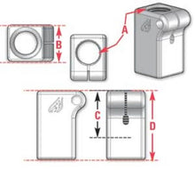 Load image into Gallery viewer, SPC Performance R SQR RECVR 1/2-20 - Side View