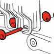 Load image into Gallery viewer, SPC Performance REAR CAMBER ADJ KIT - Side View