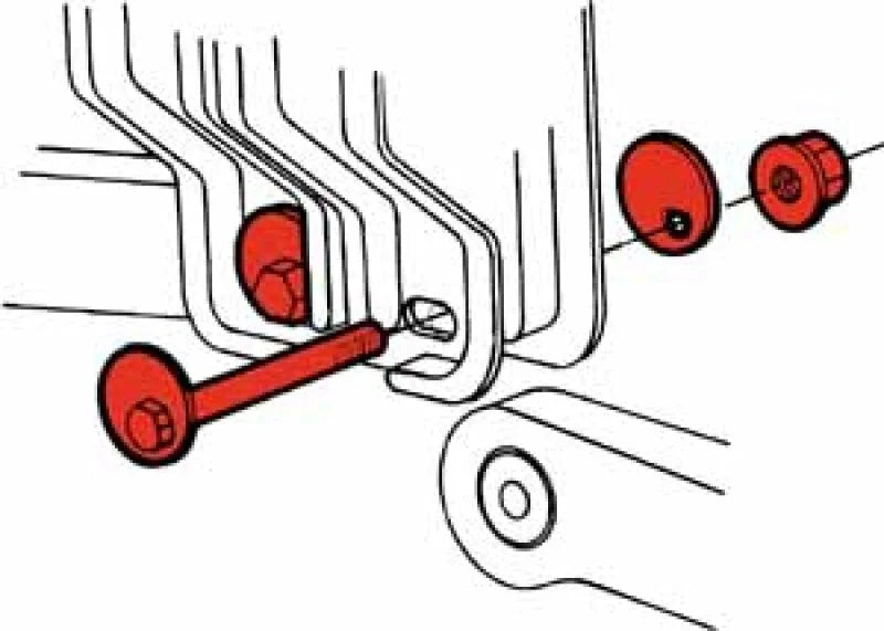 SPC Performance REAR CAMBER ADJ KIT - Side View