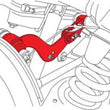 Load image into Gallery viewer, SPC Performance Rav4 Adj. Camber Arm - Left - Side View