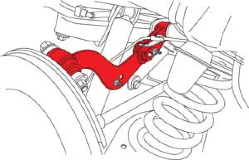 SPC Performance Rav4 Adj. Camber Arm - Right - Side View