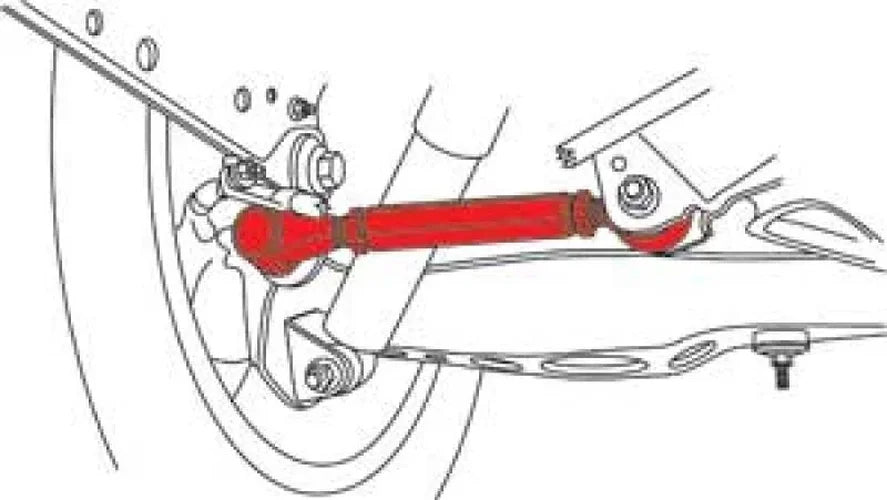 SPC Performance Toyota RAV4 Rear Adjustable TOe Arm - Side View