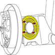 Load image into Gallery viewer, SPC Performance Rear Shim and Bolt Kit (Nissan / Pontiac / Toyota) - Side View