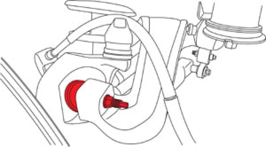 SPC Performance 05-07 Ford Five Hundred / 08-09 Ford Taurus Rear Upper Ball Joint - Detail View