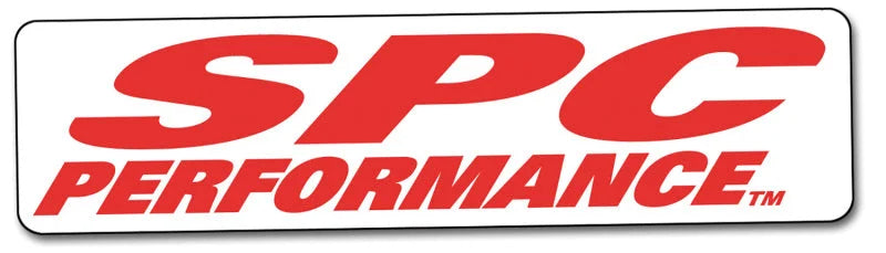 SPC Performance Red On White Spc Decal - Side View