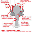 Load image into Gallery viewer, SPC Performance Replacement Ball Joint Kit (Use w/ PN 25470/25540/25560 or 25660) - Side View
