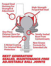 Load image into Gallery viewer, SPC Performance Replacement Ball Joint &amp; Knuckle Insert Kit (Use w/ PN 25460 or 25485 ) - Side View