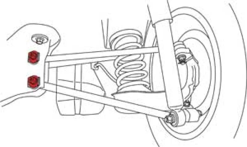 SPC Performance Sante Fe Adj. Cams (Pr) - Side View
