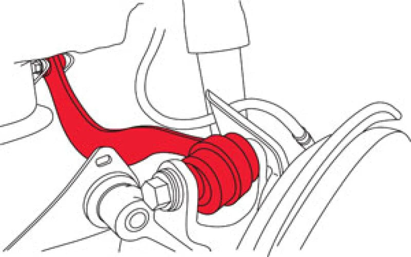 SPC Performance Scion/Lexus Fixed Length Rear Control Arm - Side View