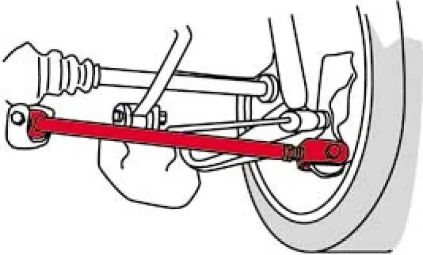 SPC 92-99 BMW E36/99-06 E46 Single Rear Adjustable Camber Arm - Side View