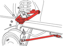 Load image into Gallery viewer, SPC Performance Steel Upper Adjustable Control Arm &amp; Caster Rod 64.5-66 Ford Mustang (Pair) - Side View