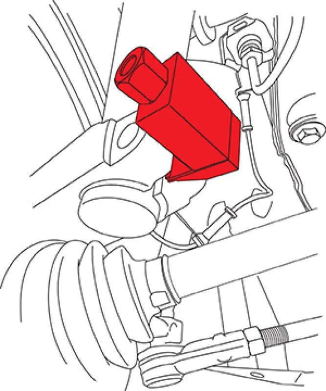SPC Performance Steering Knuckle Spreader - Side View
