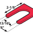 Load image into Gallery viewer, SPC Performance Tandem Shim-FRTLNR 1/32in (100) - Side View