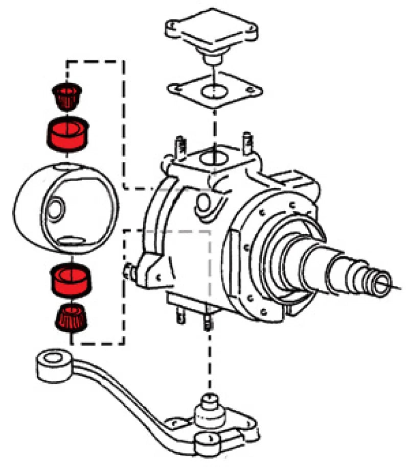 SPC Performance Toyota Cam/Cas 1 deg. Adj - Side View
