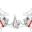Load image into Gallery viewer, SPC Performance Toyota Lower Control Arms - Side View