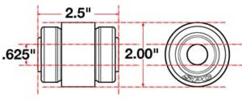 SPC Performance XAXIS Balljoint - Side View