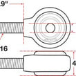 Load image into Gallery viewer, SPC Performance XAXIS Rod End Ball Joint - Side View