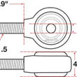 Load image into Gallery viewer, SPC Performance XAXIS Rod End Ball Joint - Side View