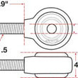 Load image into Gallery viewer, SPC Performance XAXIS Rod End Ball Joint - Side View