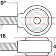 Load image into Gallery viewer, SPC Performance XAXIS Rod End Ball Joint - Side View