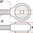 Load image into Gallery viewer, SPC Performance XAXIS Rod End Ball Joint - Side View
