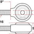 Load image into Gallery viewer, SPC Performance XAXIS Rod End Ball Joint - Side View