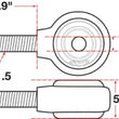 Load image into Gallery viewer, SPC Performance XAXIS Rod End Ball Joint - Side View