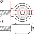 Load image into Gallery viewer, SPC Performance XAXIS Rod End Ball Joint - Side View