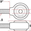 Load image into Gallery viewer, SPC Performance XAXIS Rod End Ball Joint - Side View