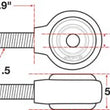 Load image into Gallery viewer, SPC Performance XAXIS Rod End Ball Joint - Side View