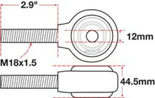 Load image into Gallery viewer, SPC Performance XAXIS Rod End Ball Joint - Side View