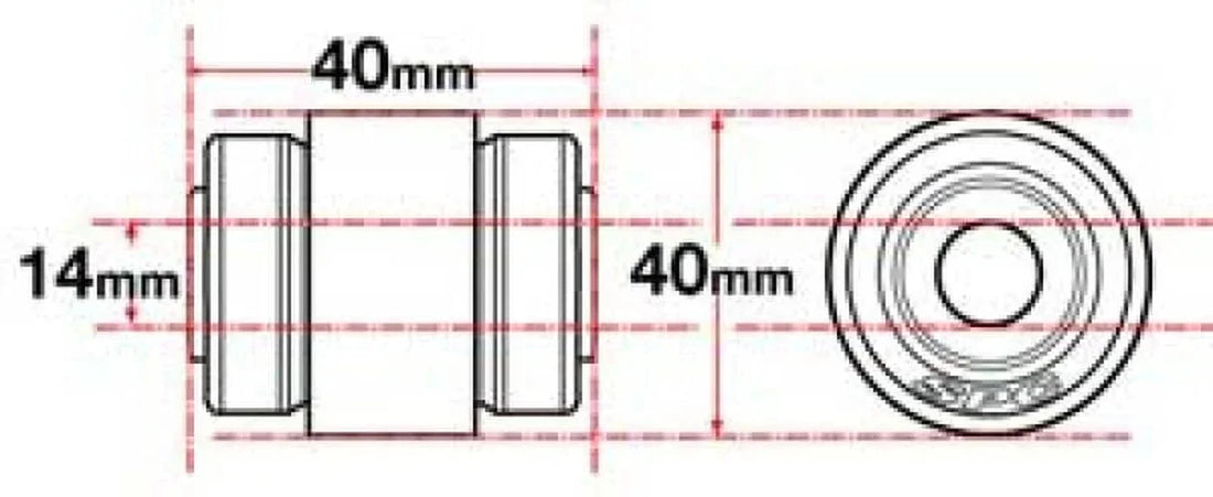 SPC Performance XAXIS Sealed Flex Joint - Side View