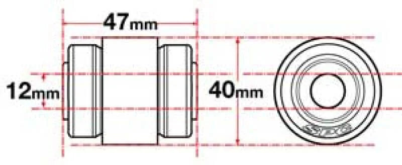 SPC Performance XAXIS Sealed Flex Joint - Side View