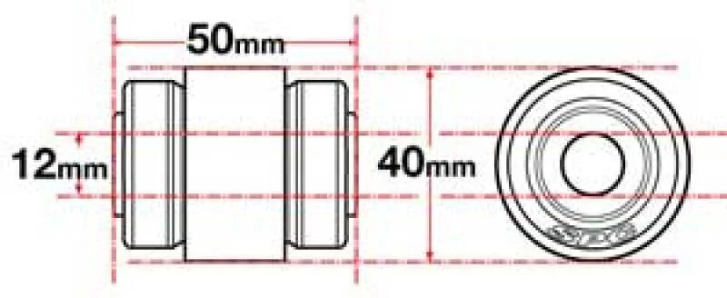 SPC Performance XAXIS Sealed Flex Joint - Side View