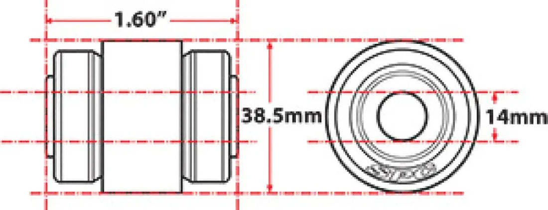 SPC Performance XAXIS Jeep Track Bar - Side View