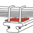 Load image into Gallery viewer, SPC Performance ZINC AXLE SHIMS 4 deg.(6) - Side View