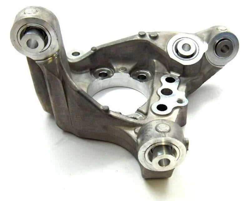 SPL Parts 03-08 Nissan 350Z Rear Knuckle Monoball Bushings - Installation View