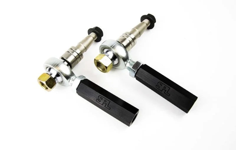 SPL Parts 03-08 Nissan 350Z V5 Front Outer Tie Rod Ends (Bumpsteer Adjustable) - Main Product View