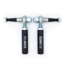 Load image into Gallery viewer, SPL Parts 03-08 Nissan 350Z V5 Front Outer Tie Rod Ends (Bumpsteer Adjustable) - Side View
