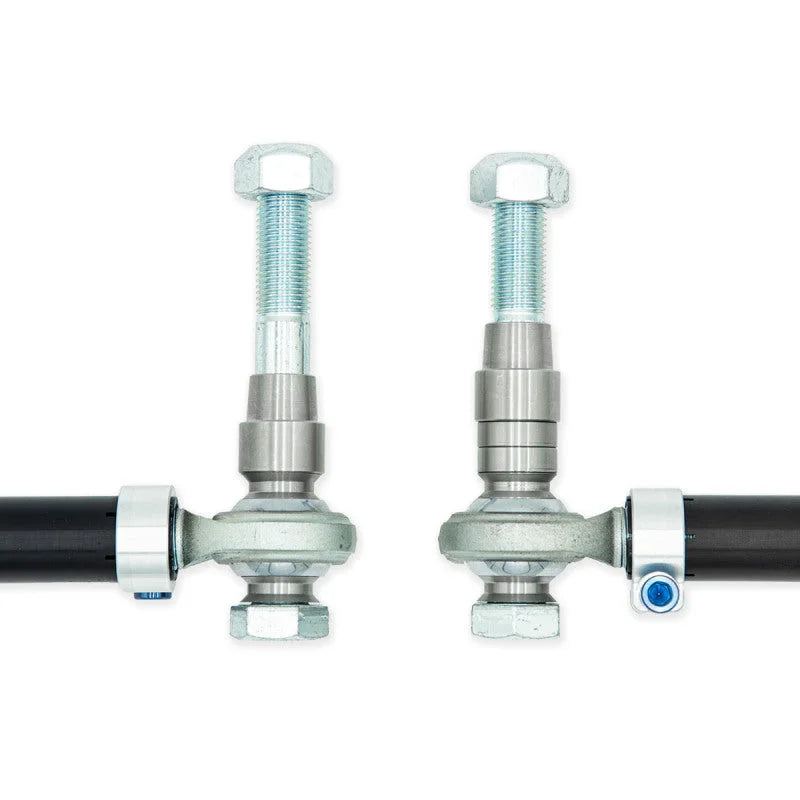 SPL Parts 08-15 Lancer Evolution X Rear Toe Arms with Toe Eccentric Lockouts - Side View
