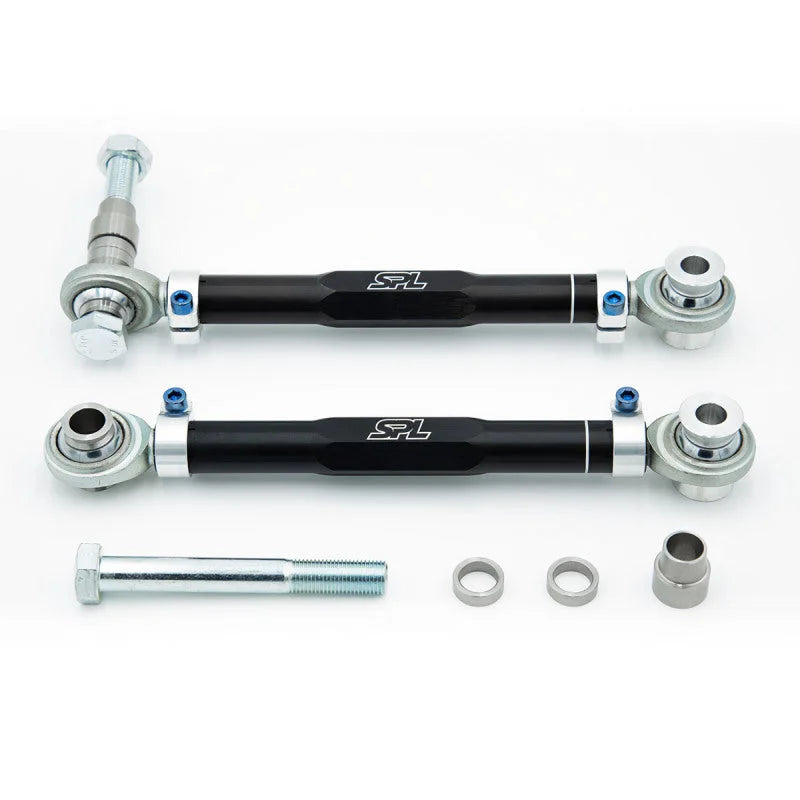 SPL Parts 08-15 Lancer Evolution X Rear Toe Arms with Toe Eccentric Lockouts - Installation View