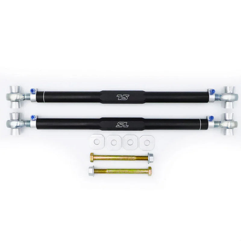 SPL Parts 13-19 Cadillac ATS/ATS-V/CTS/CTS-V Rear Toe Links with Toe Eccentric Lockouts - Side View