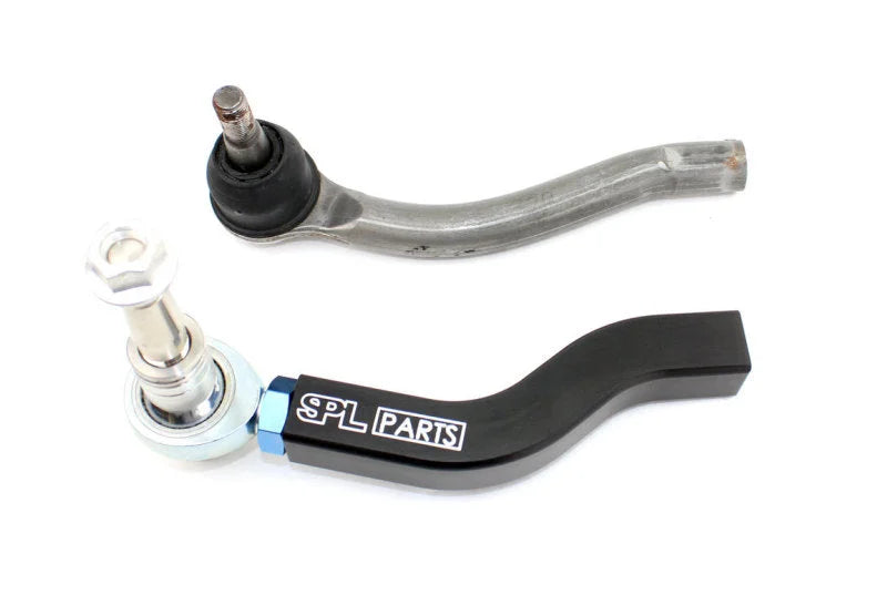 SPL Parts 2008+ Nissan GT-R (R35) / 2009+ Nissan 370Z (Z34) Front Outer Tie Rod Ends (Bumpsteer Adj) - Side View