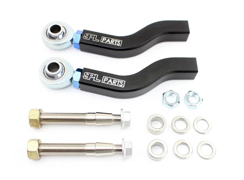 SPL Parts 2008+ Nissan GT-R (R35) / 2009+ Nissan 370Z (Z34) Front Outer Tie Rod Ends (Bumpsteer Adj) - Installation View